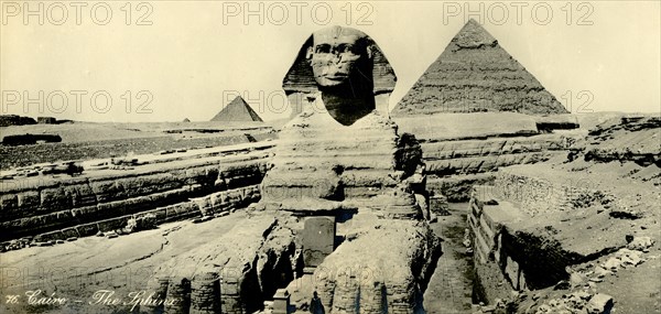 'Cairo - The Sphinx', c1918-c1939. Creator: Unknown.