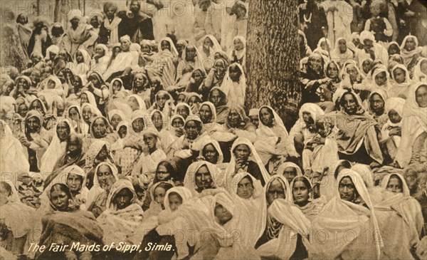 'The Fair Maids of Sippi, Simla', c1918-c1939. Creator: Unknown.