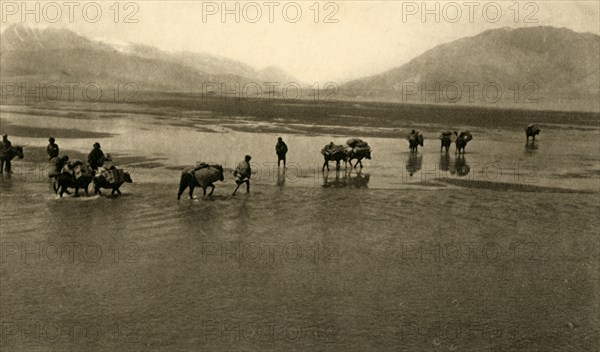 'The First View of Mount Everest', c1918-c1939. Creator: Unknown.