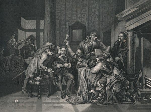 'Charles The First In The Guard Room', 1649, (mid 19th century).  Creator: J Rogers.