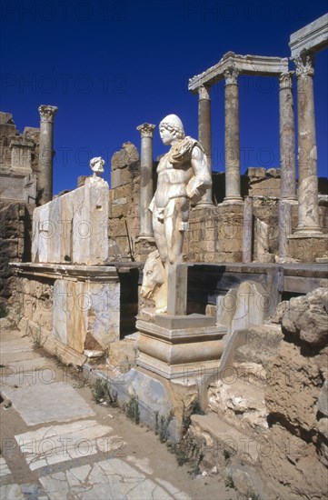 Leptis Magna, Libya, circa 3rd century AD.