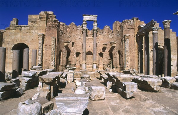 Severan Basilica, Leptis Magna, Libya, 216 AD.
