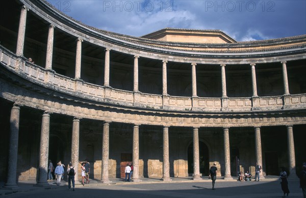 Palace of Charles V, Alhambra, Granada, Andalusia, Spain