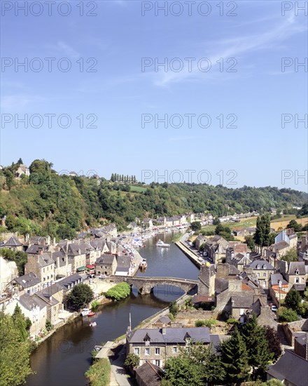 The Old Port, Dinan, Brittany, France