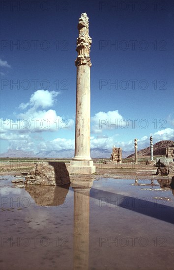 Ruins of the Apadana, Persepolis, Iran