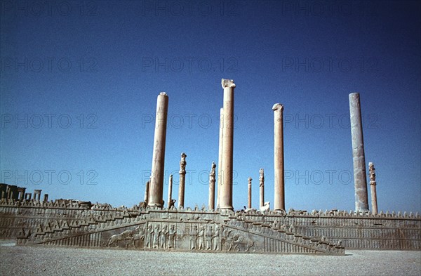 Ruins of the Apadana, Persepolis, Iran