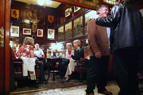 Interior of the Black Horse pub, Preston, Lancashire