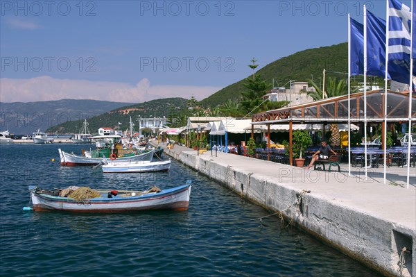 Waterfront at Sami, Kefalonia, Greece