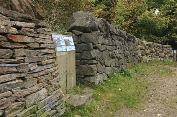 Millennium Wall, the National Stone Centre, Derbyshire