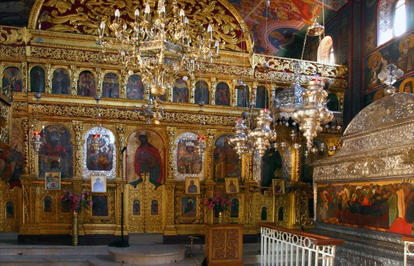 Monastery church of Agios Gerasimos, Kefalonia, Greece.