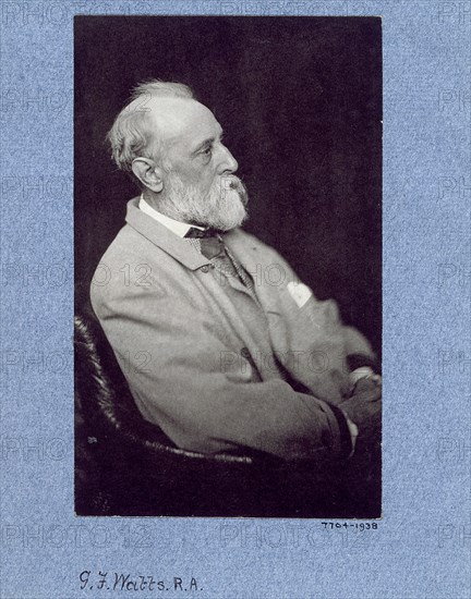 George Fraderick Watts, British painter and sculptor, c1880-1904. Artist: Frederick Hollyer