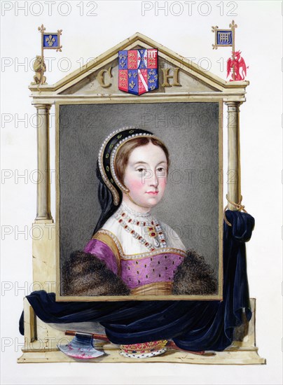 Catherine Howard, fifth wife and Queen of Henry VIII, (1825). Artist: Sarah, Countess of Essex