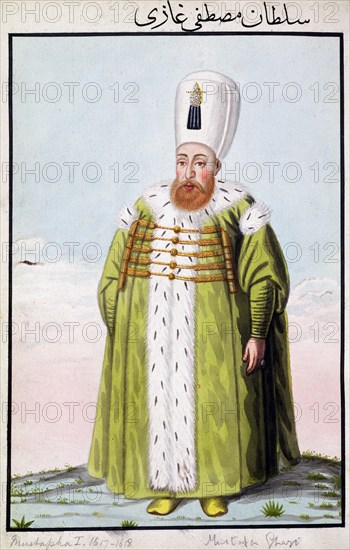 Mustafa I, Ottoman Emperor, (1808). Artist: John Young