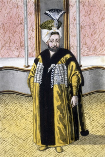 Mustafa IV, Ottoman Emperor, 1808. Artist: John Young