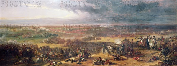 Battle of Waterloo, 1815 Artist: William Allan
