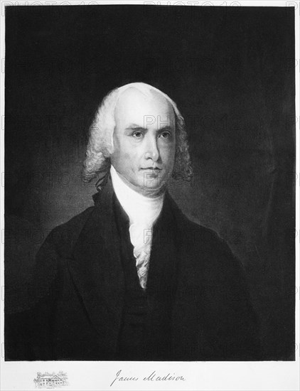 James Madison, 4th President of the the United States of America, (1901). Artist: Unknown