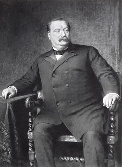 Grover Cleveland, 22nd and 24th President of the United States of America Artist: Unknown