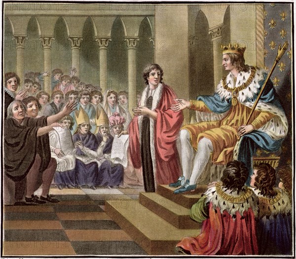 'Louis XII Declared Father of the People', 1506 (1789). Artist: Jean Baptiste Morret