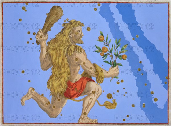 Constellation of Hercules, 1603. Artist: Alexander Mair