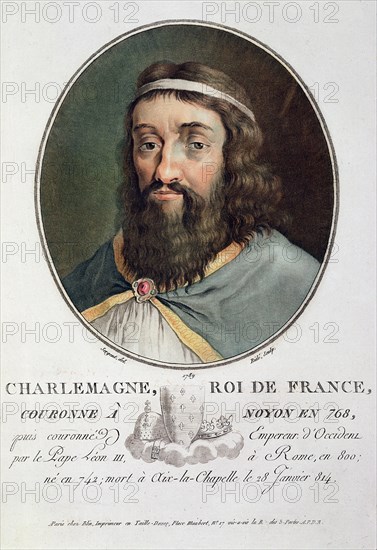 'Charlemagne, King of France', 1789. Artist: Ride