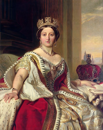 Queen Victoria, 1859. Artist: Franz Xaver Winterhalter