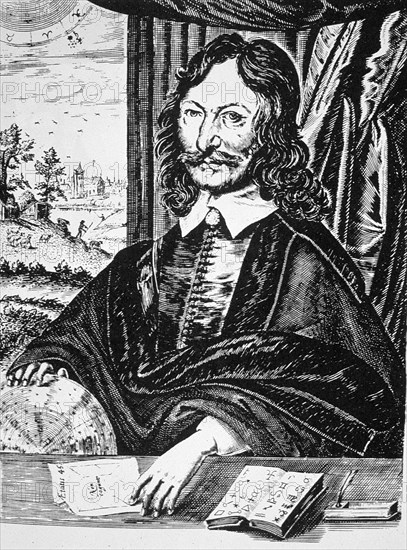 William Lilly, English astrologer, 1647 (late 19th century). Artist: Unknown