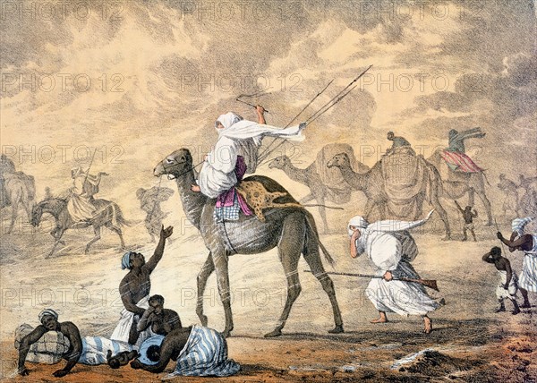 'A Sand Wind on the Desert', 1821. Artist: Denis Dighton