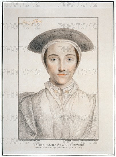 Anne of Cleves, 1539, (1796). Artist: Francesco Bartolozzi