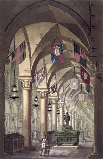 'Tombs of the Knights Templar', c1820-1839.  Artist: Alessandro Sanquirico