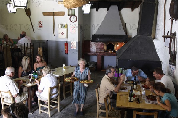 Es Verger restaurant near Alaro, Mallorca, Spain.