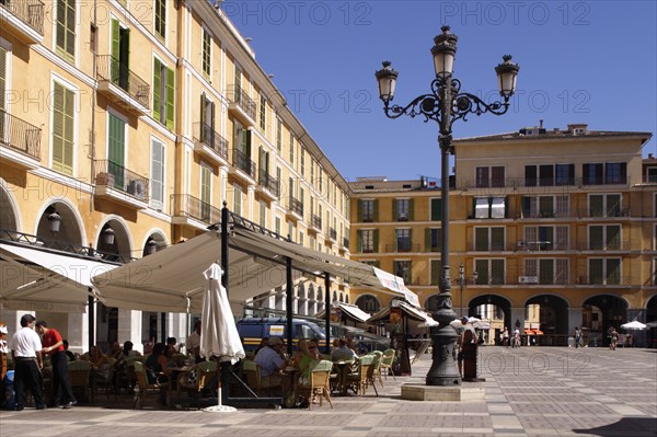 Placa Major, Palma, Mallorca, Spain.