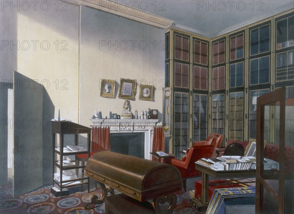 Duke's own room, Apsley House, Westminster, London, 19th century. Artist: Thomas Shotter Boys