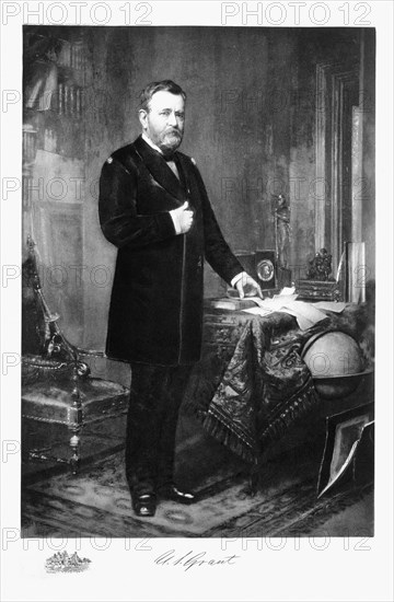 Ulysses S Grant, 18th President of the United States of America, (1901). Artist: Unknown