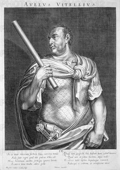 Aulus Vitellius, Roman Emperor, (c1590-1629). Artist: Aegidius Sadeler II