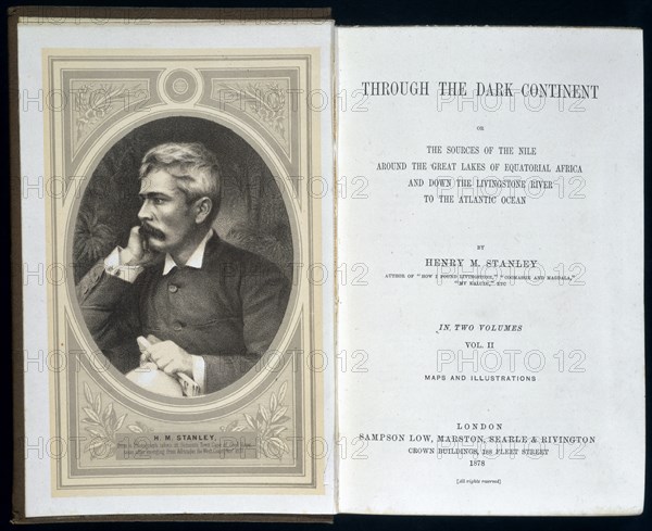 Frontispiece to Through the Dark Continent, by Henry Morton Stanley, 1878. Artist: Unknown