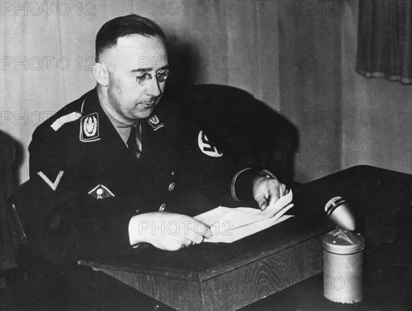 Heinrich Himmler (1900-1945), German politician, c1930s. Artist: Unknown