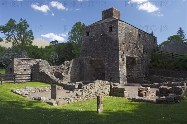 Bonawe Iron Furnace, Taynuilt, Argyll and Bute, Scotland.