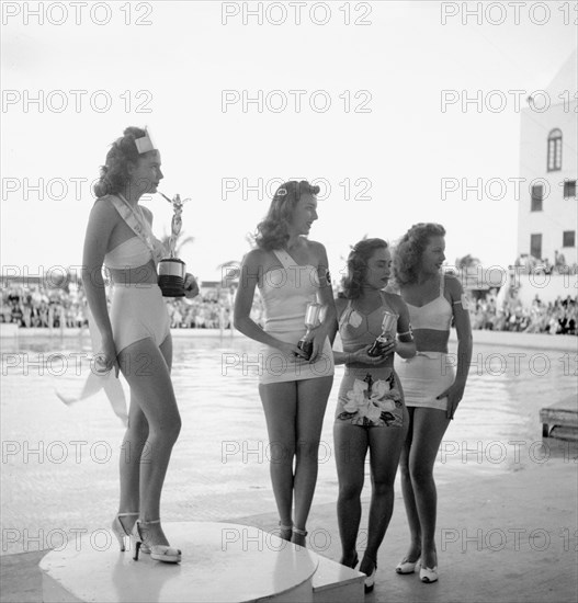 Beauty contest, Miami, Florida, USA, 1954 Artist: Göran Algård