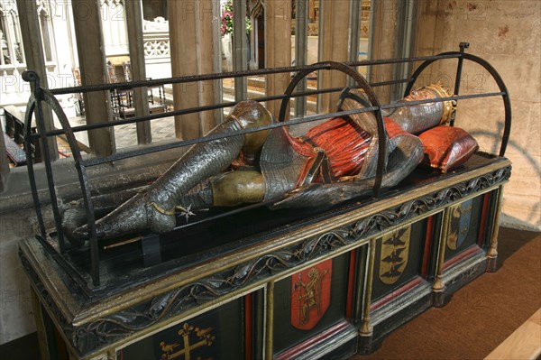 Robert Curthose's monument, Gloucester Cathedral, Gloucestershire.