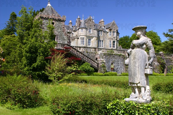 Torosay Castle and gardens, Mull, Argyll and Bute, Scotland.