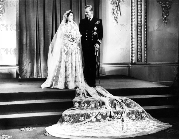 Queen Elizabeth II (b1926) and Prince Philip (b1921), 1947. Artist: Unknown