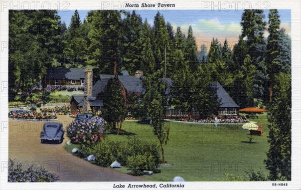 North Shore Tavern, Lake Arrowhead, California, USA, 1940. Artist: Unknown