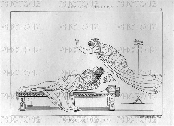 'Penelope's dream', c1833. Artist: Unknown