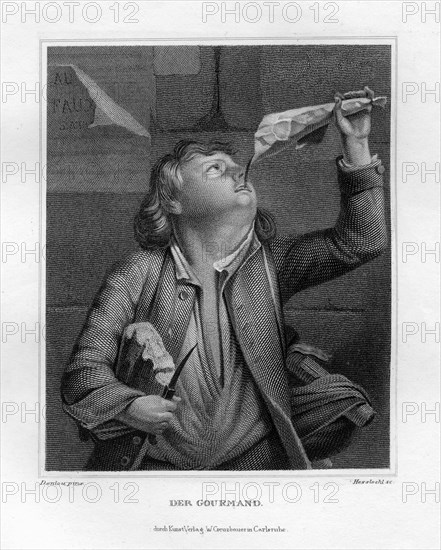 'The glutton', c1833. Artist: W Hessloehl