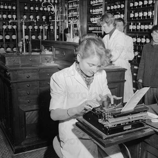 The Lion, a pharmacy in Landskrona, Sweden, 1953. Artist: Unknown