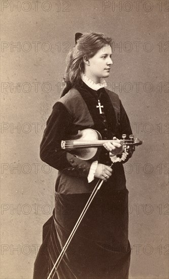 Amanda Maier-Röntgen, Swedish violinist and composer, late 19th century. Artist: Unknown