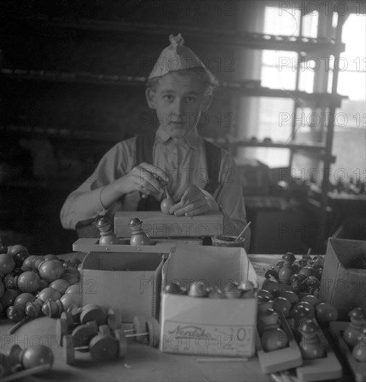 Cottage industry in Småland, Sweden, c1940s(?). Artist: Otto Ohm