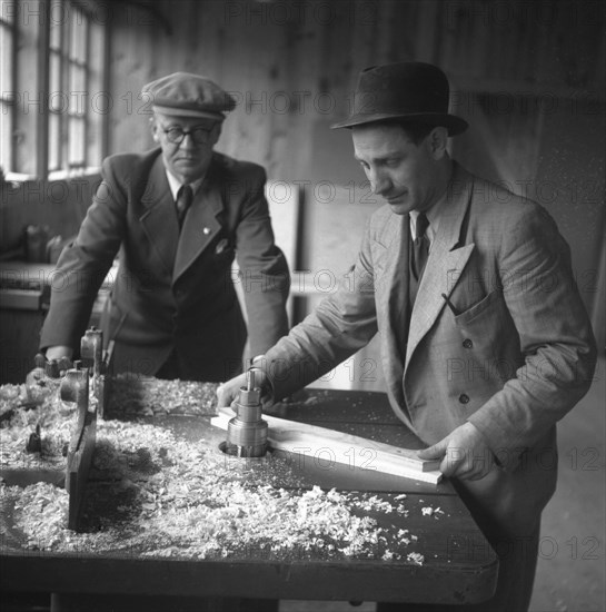 Cottage industry in Småland, Sweden, c1940s(?). Artist: Otto Ohm