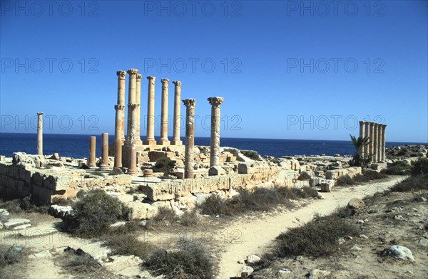 Temple of Isis, Sabratha, Libya.