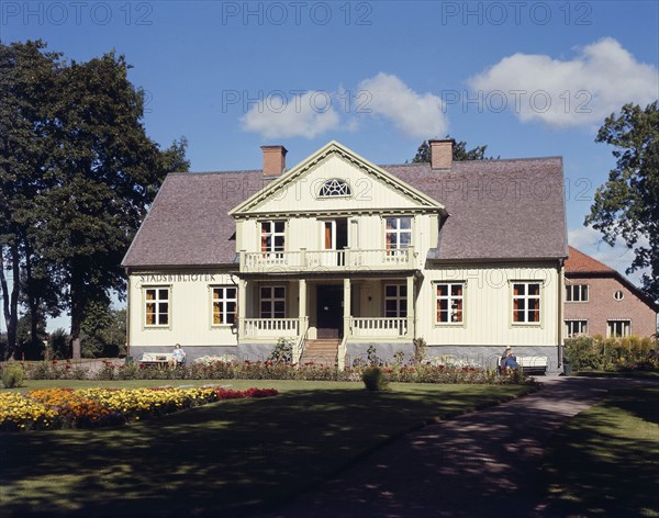 The town library, Vetlanda, Småland, Sweden, 1971. Artist: Torkel Lindeberg